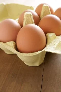 Fresh eggs Stock Photos
