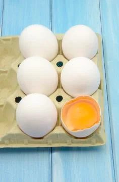 Fresh eggs Stock Photos
