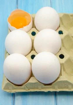 Fresh eggs Stock Photos