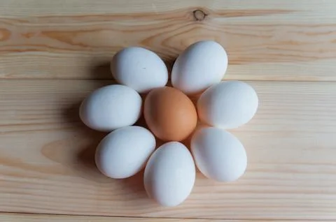 Fresh eggs Stock Photos