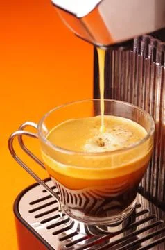Fresh espresso Stock Photos
