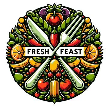 FRESH FEAST Stock Illustration
