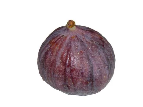Fresh fig isolated on white background Stock Photos
