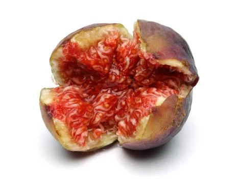 Fresh fig on white background Foto stock