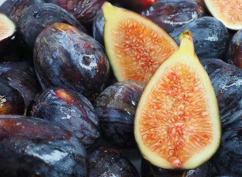 Fresh figs. Close-up Фото