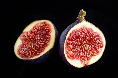 Fresh Figs Close-up Stock Photos