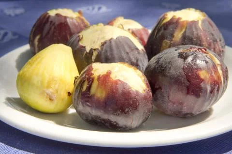 Fresh figs Foto stock