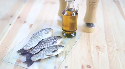 Fresh fish. Stock Footage 41264715