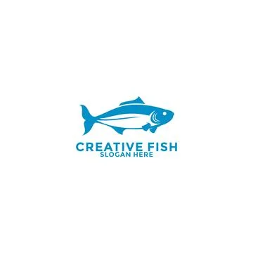 Fresh Fish Line icon vector, Fish logo template Stock Illustration