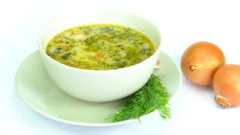 Fresh Fish Soup with vegetable Stockbeeldmateriaal 88022597
