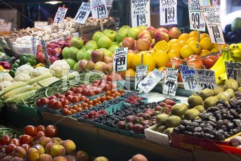 Fresh Fruit And Vegetables Farmers Market