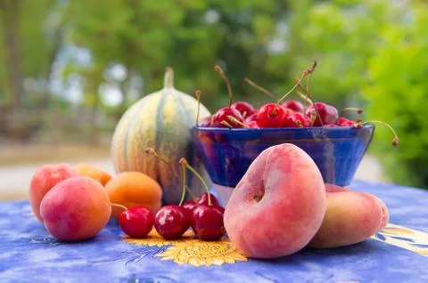 Fresh fruit assortment Foto stock