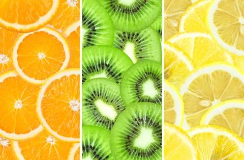 Fresh fruit background Stock Photos