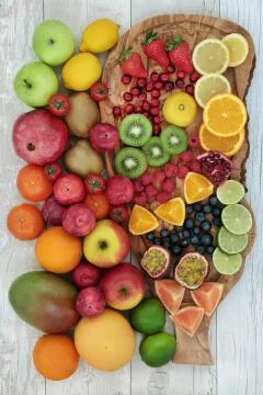 Fresh Fruit Collection Stock Photos
