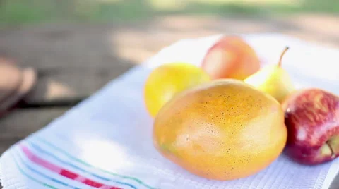 Fresh fruit Stock Footage 63292253