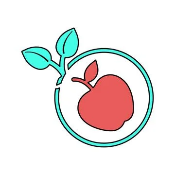 Fresh, fruit, icon. 스톡 일러스트
