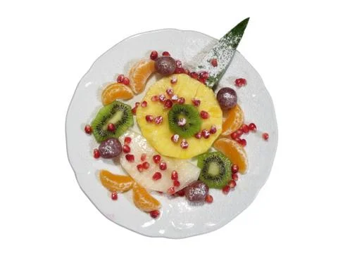 Fresh fruit isolated Stock Photos