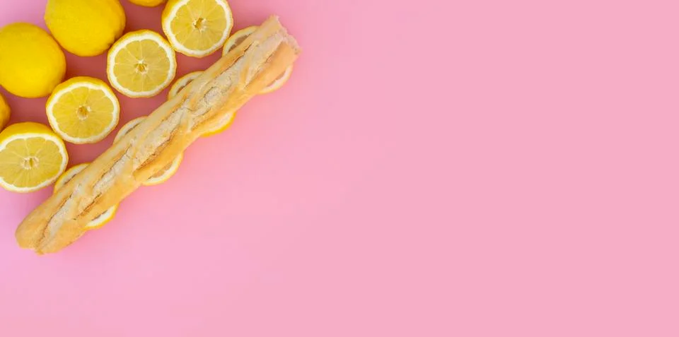 Fresh fruit, lemons Stock Illustration