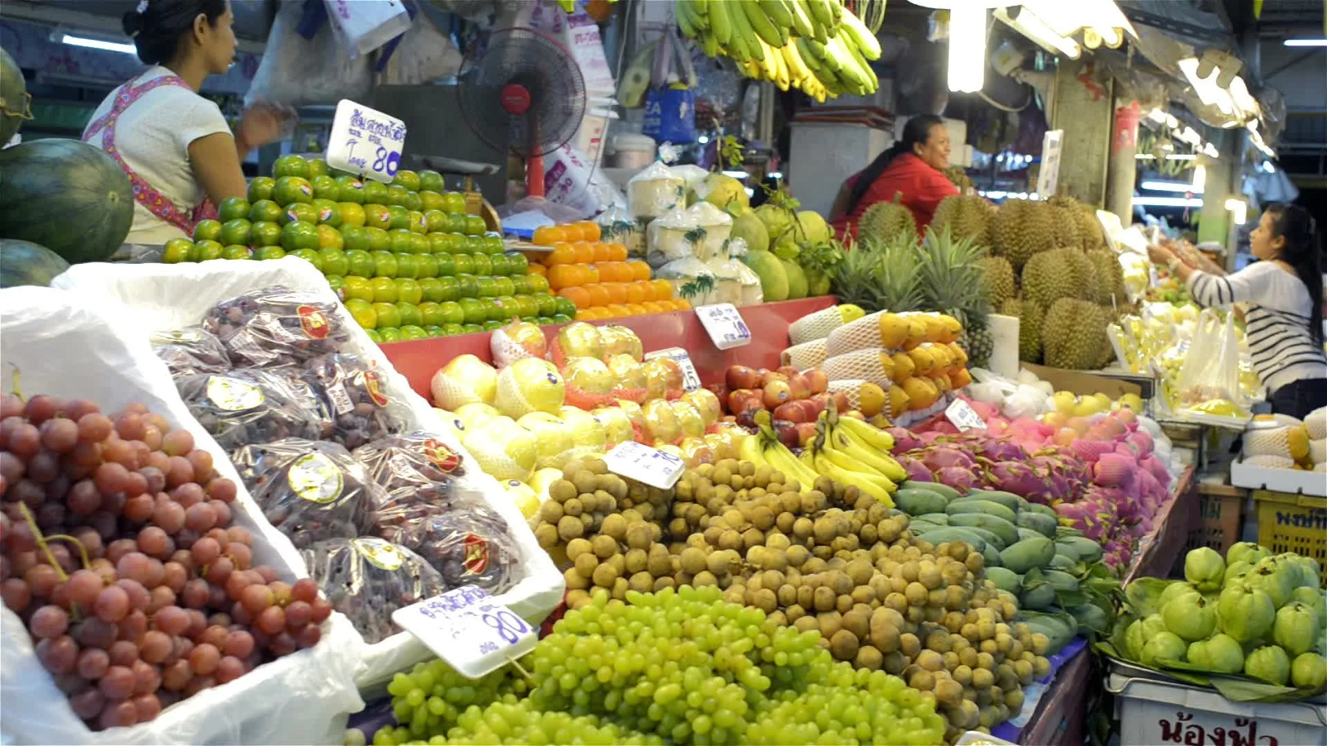 Fake Mushrooms For Sale In A Market In Bangkok, Thailand Stock