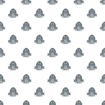 Fresh fruit pattern vector seamless Illustrazione stock