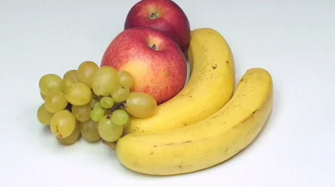 Fresh fruit rotating Video stock 273204