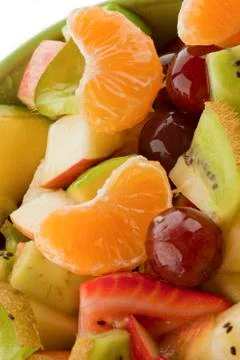 Fresh fruit salad Stock Photos