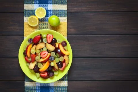 Fresh Fruit Salad Stock Photos