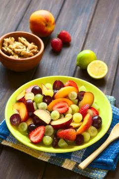 Fresh Fruit Salad Stock Photos