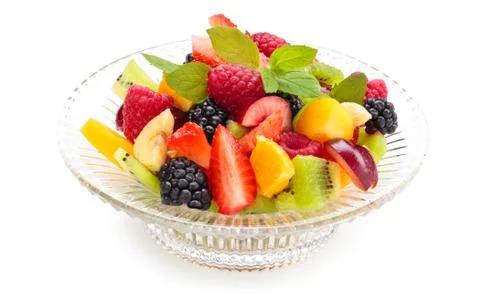 Fresh fruit salad. Stock Photos