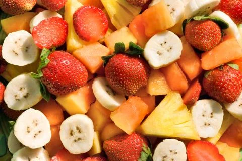 Fresh fruit salad Foto stock