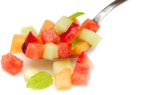 Fresh fruit salsa Stock Photos
