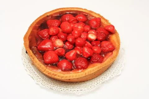 Fresh fruitcake Foto stock