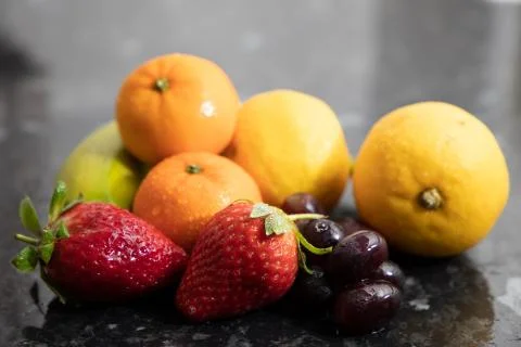 Fresh Fruite On a table 스톡 사진