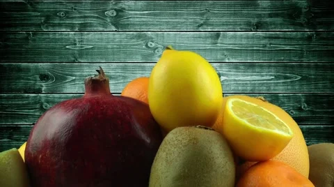 Fresh Fruits Stock Footage 59787375
