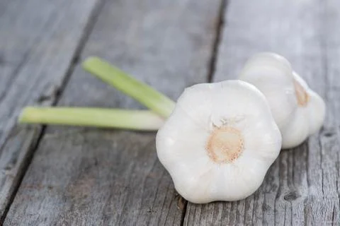 Fresh garlic Stock Photos