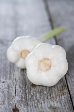 Fresh garlic Stock Photos