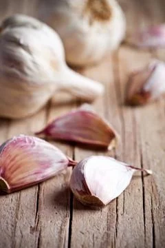 Fresh garlic Stock Photos