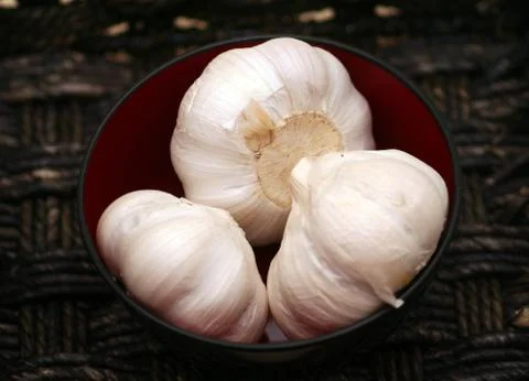 Fresh garlic Stock Photos