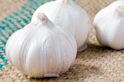 Fresh garlic Foto stock