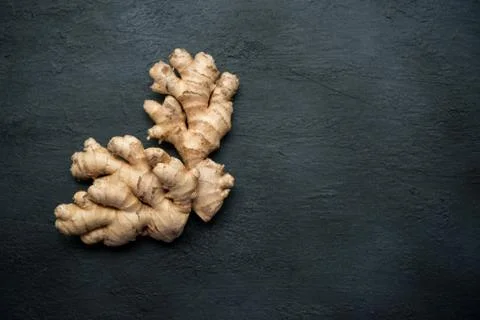 Fresh ginger root Stock Photos
