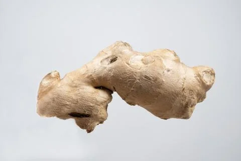 Fresh ginger root on white background, close-up Stock-Fotos