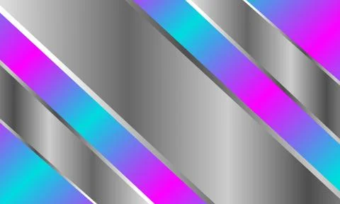 Fresh Gradient Silver Metallic Background Modern Stock Illustration