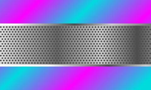 Fresh Gradient Silver Metallic Background Modern Stock Illustration