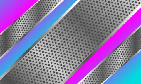 Fresh Gradient Silver Metallic Background Modern Stock Illustration