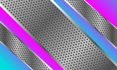 Fresh Gradient Silver Metallic Background Modern Stock-Illustration