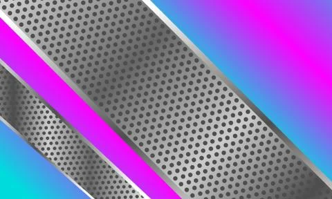 Fresh Gradient Silver Metallic Background Modern Stock-Illustration