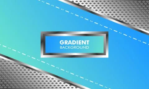 Fresh Gradient Silver Metallic Background Modern Stock-Illustration