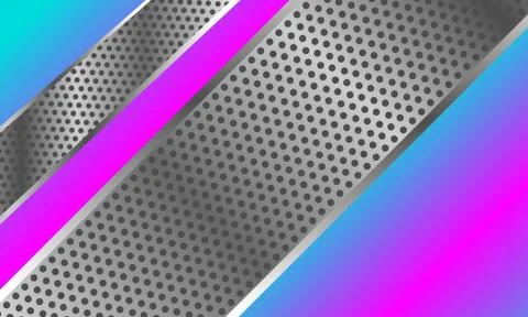 Fresh Gradient Silver Metallic Background Modern 스톡 일러스트