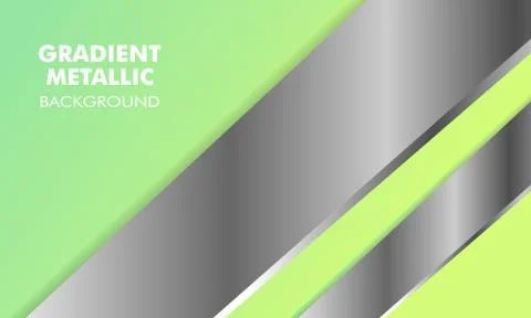 Fresh Gradient Silver Metallic Background Modern Stock Illustration
