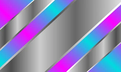 Fresh Gradient Silver Metallic Background Modern Stock Illustration